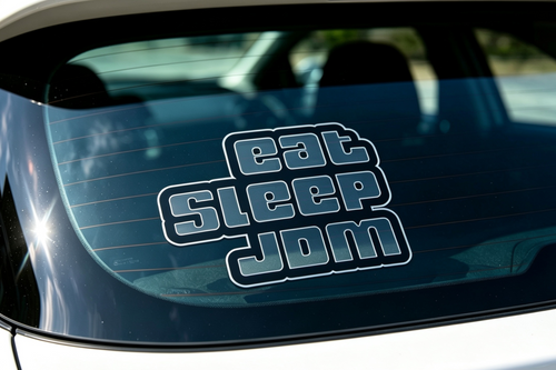 Eat Sleep JDM Decal
