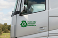 Funny Recycling Dinosaur Decal
