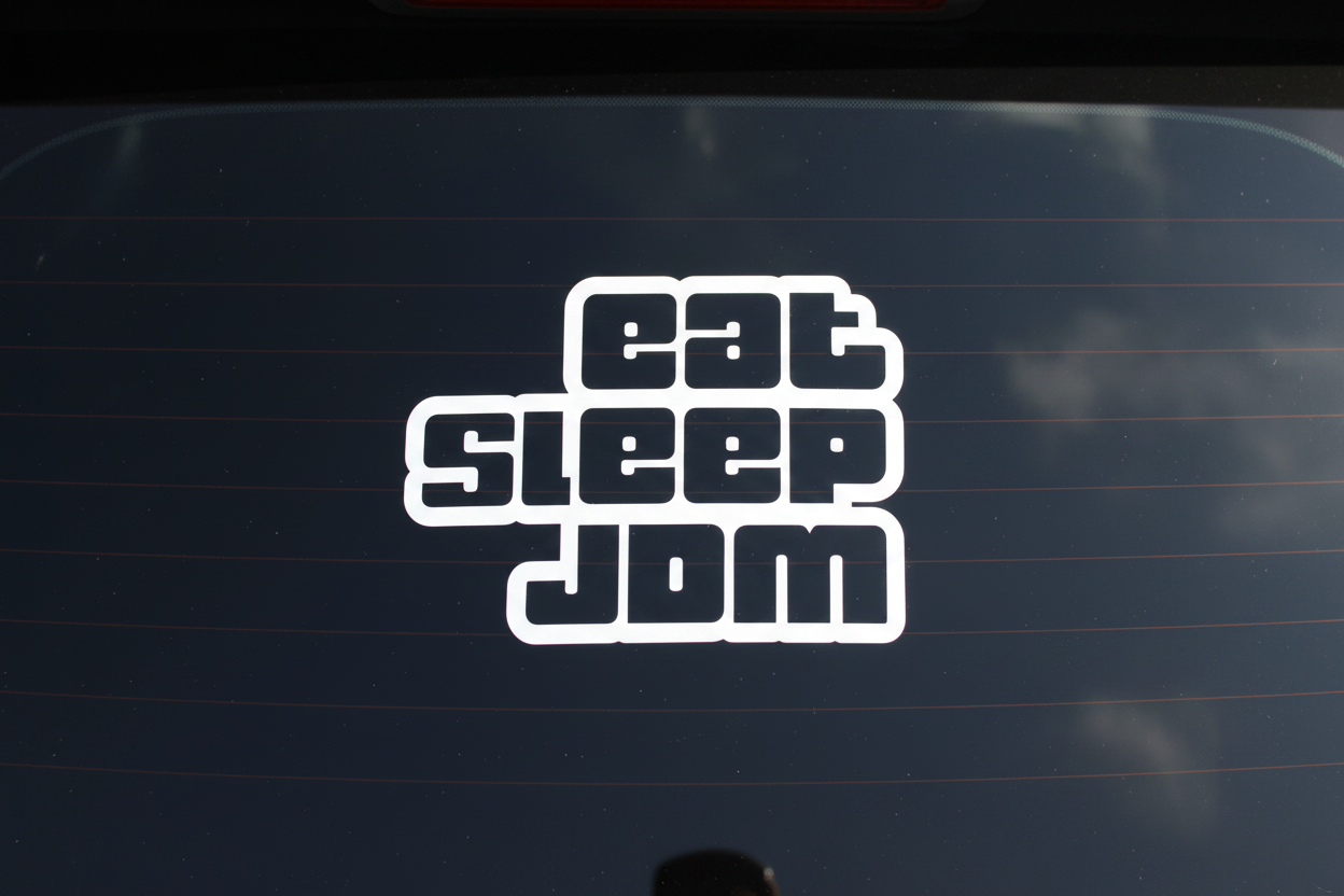 Eat Sleep JDM Decal