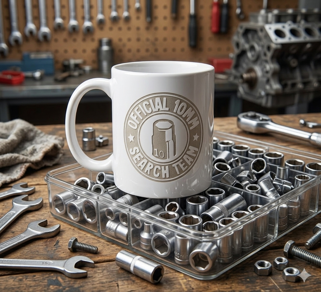 Official 10mm search team mug