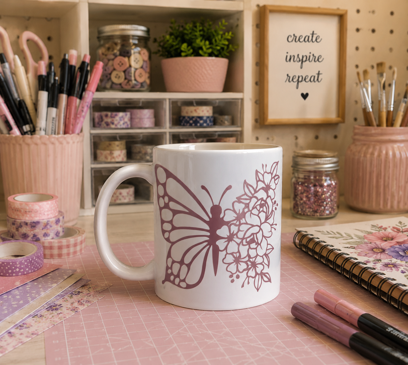 Butterfly mug