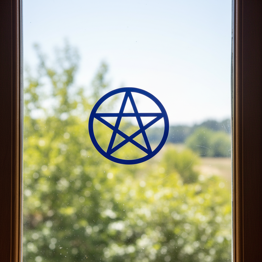 Pentagram Vinyl Sticker